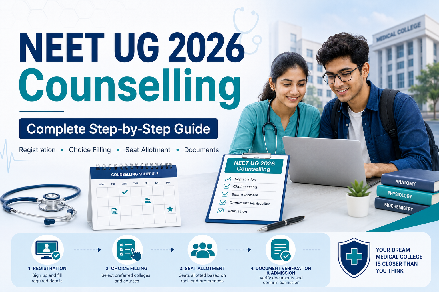 NEET UG 2026 Counselling: Complete Step-by-Step Guide